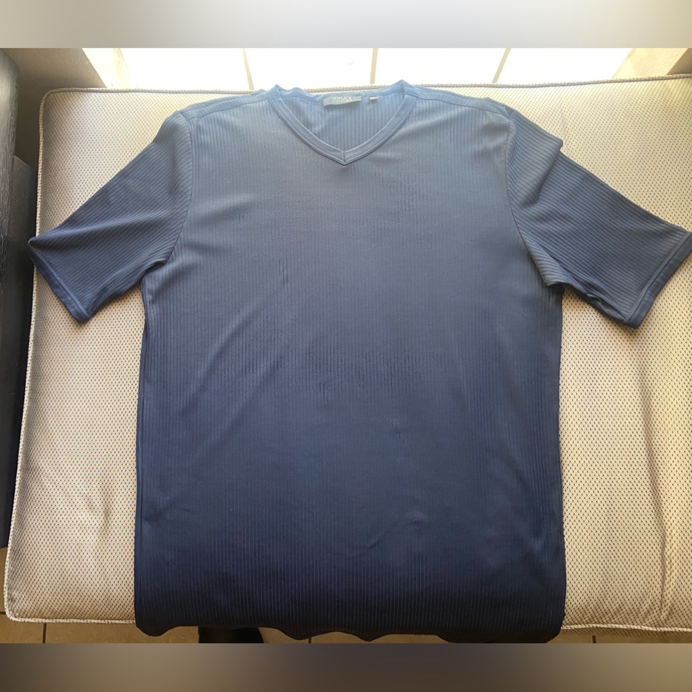 Versace stretchy shirt sleeve shirt. Authentic & in great condition.